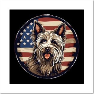 Skye Terrier 4th of July Posters and Art